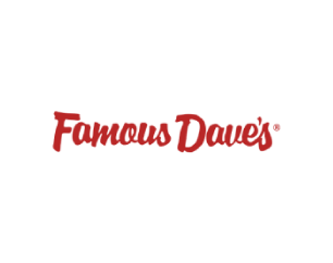 Famous Dave's logo in red